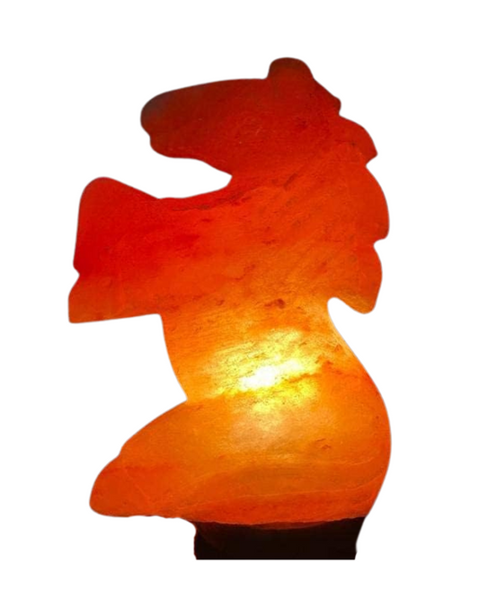Celestial Stallion – Pink Horse Salt Lamp