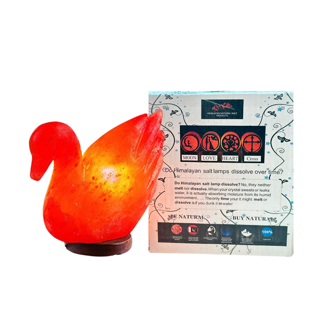 SOLD OUT!!  Serenity Swan Himalayan Salt Lamp