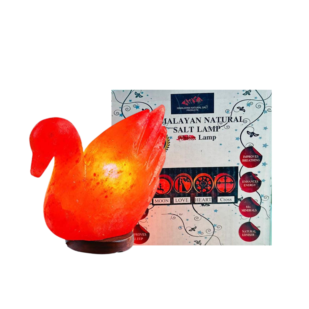 SOLD OUT!!  Serenity Swan Himalayan Salt Lamp