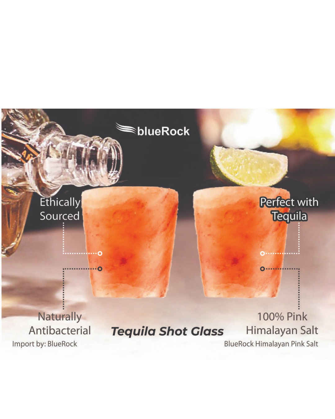 Himalayan Salt Tequila Shot Glasses