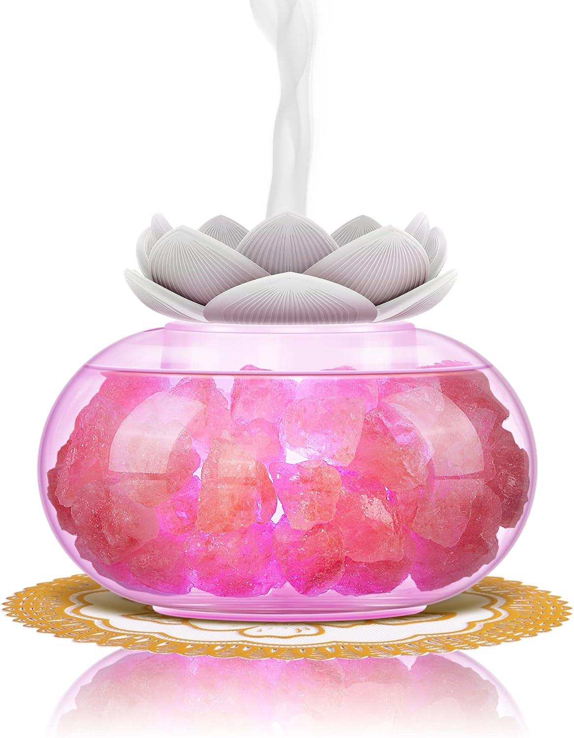 LotusBreeze 7-Color Himalayan Salt LED Diffuser