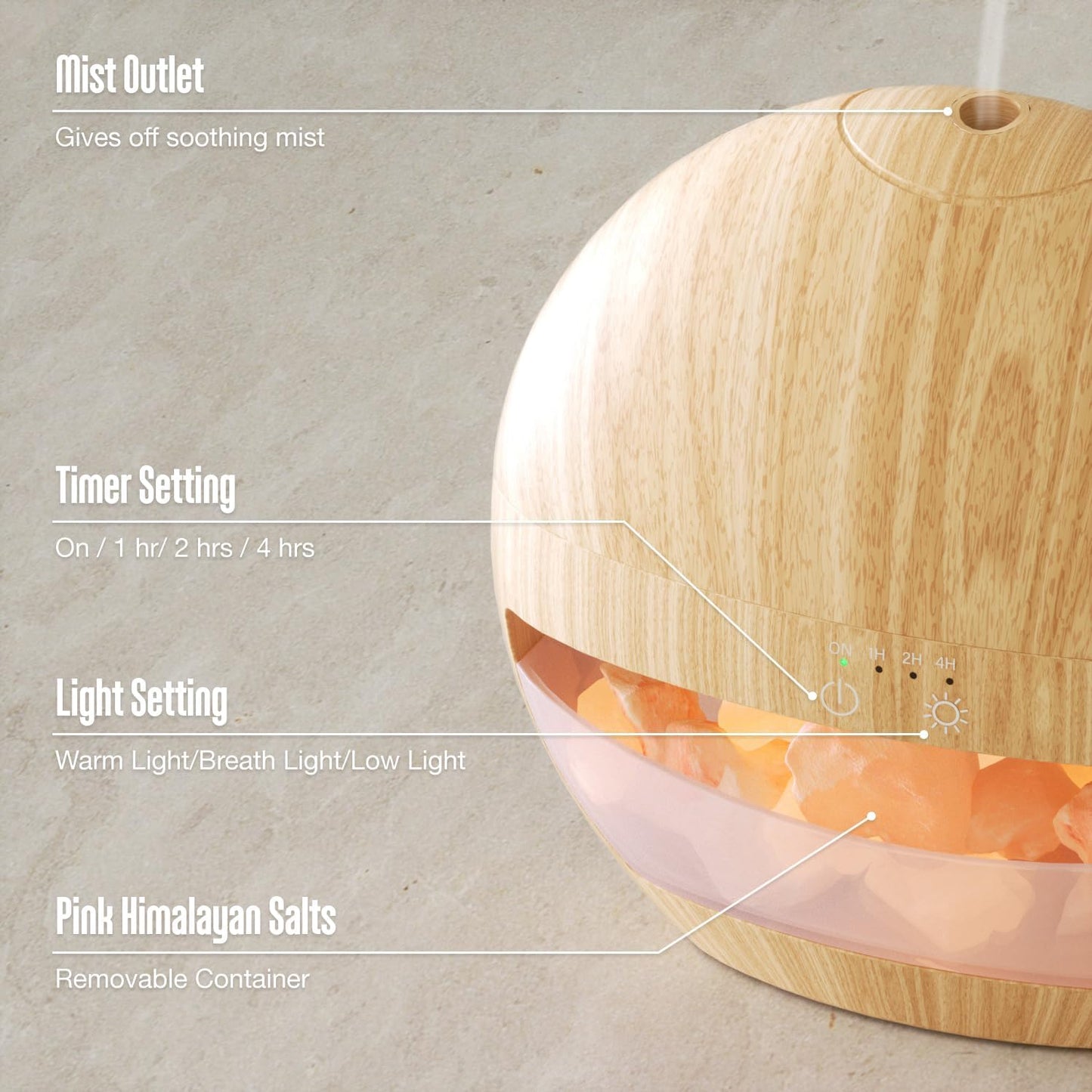PureSalt Aromatherapy Diffuser