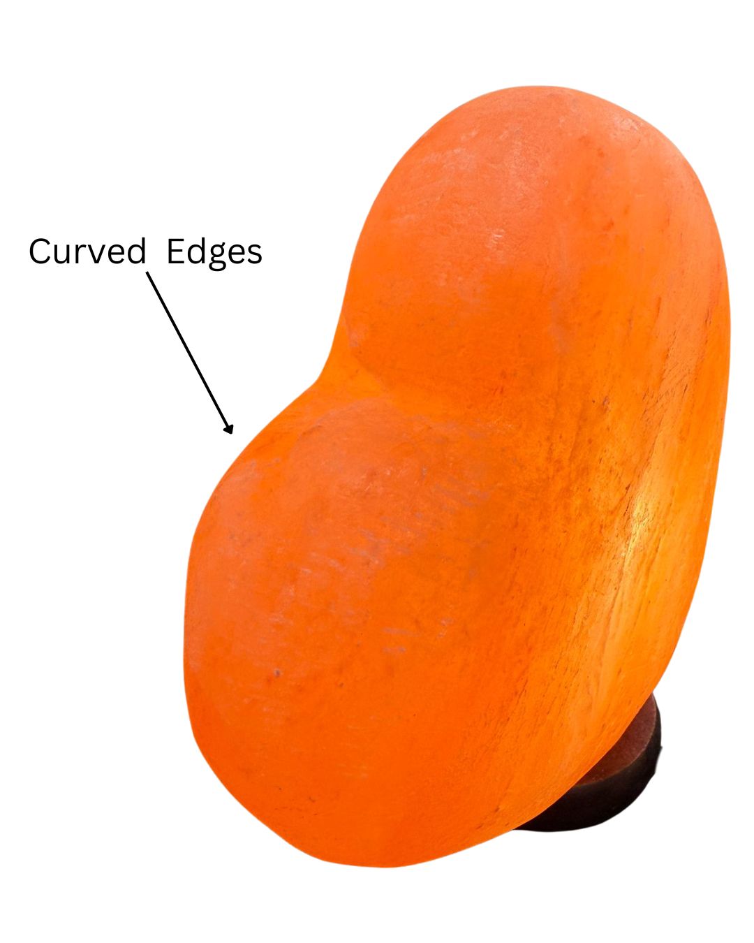 GlowHeart Curve Salt Lamp