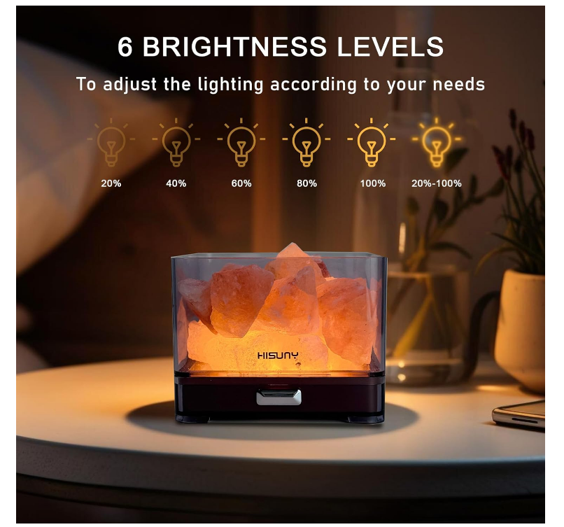 AromaGlow USB Salt Lamp