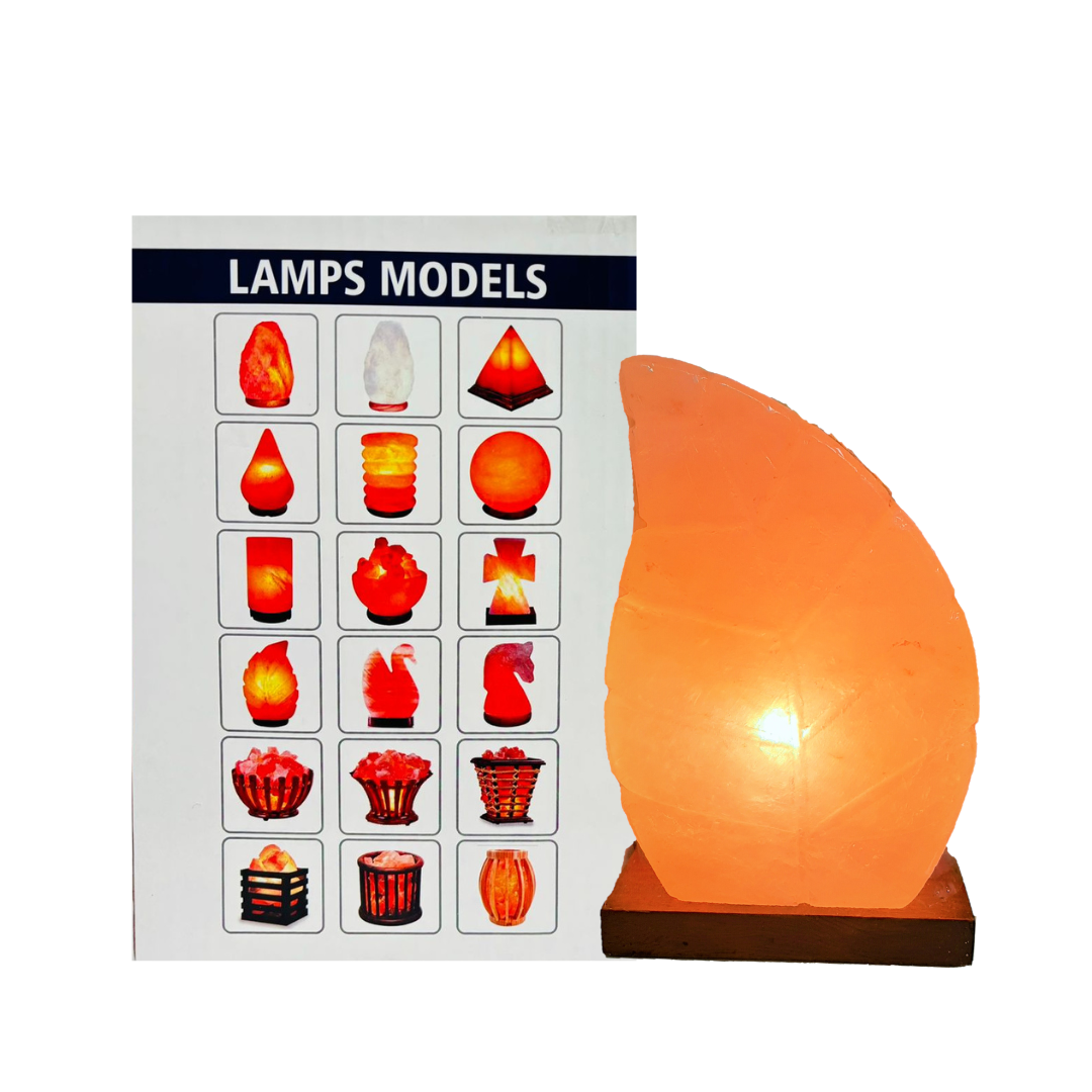 Coral Leaf Salt Lamp