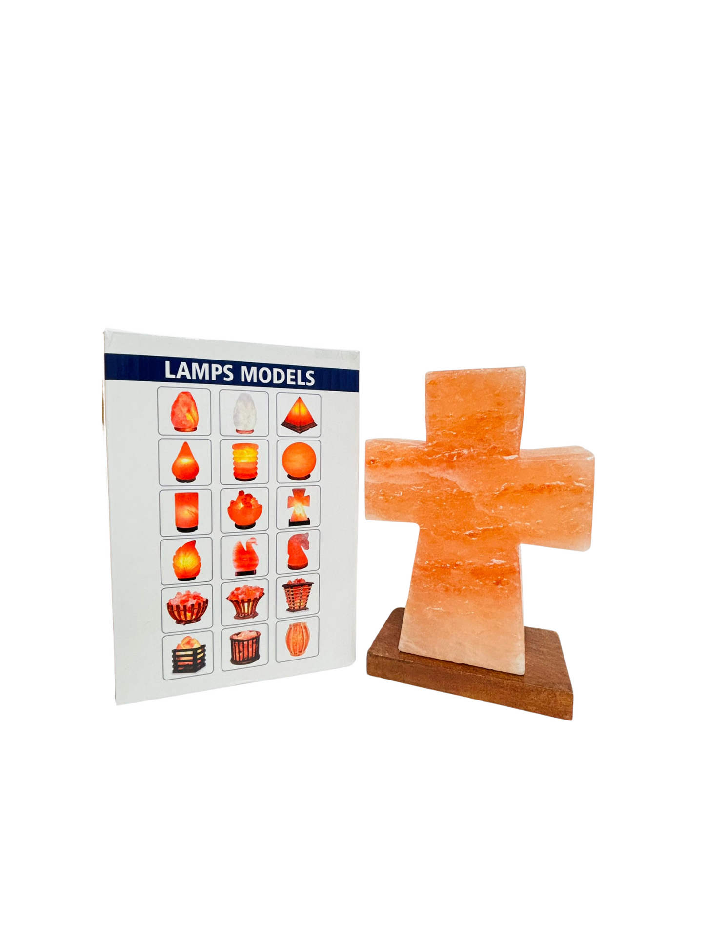 Serenity cross salt crystal