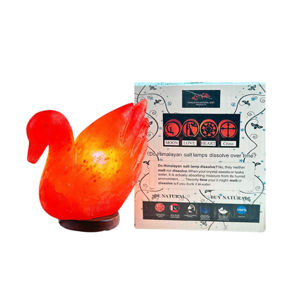 Serenity Swan Himalayan Salt Lamp