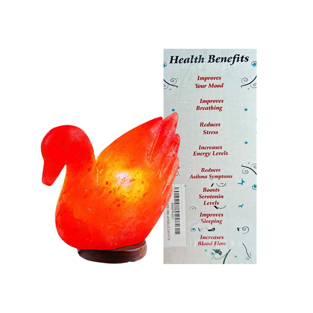 Serenity Swan Himalayan Salt Lamp