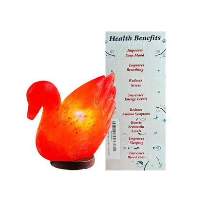 Serenity Swan Himalayan Salt Lamp