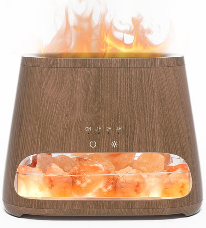 Himalayan Salt Aromatherapy Diffuser & Humidifier – SALKING 2-in-1, 150ml