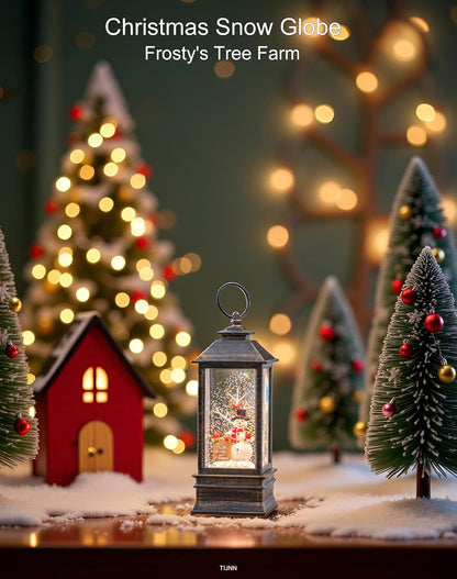 Frosty’s Tree Farm Musical Snow Globe Light