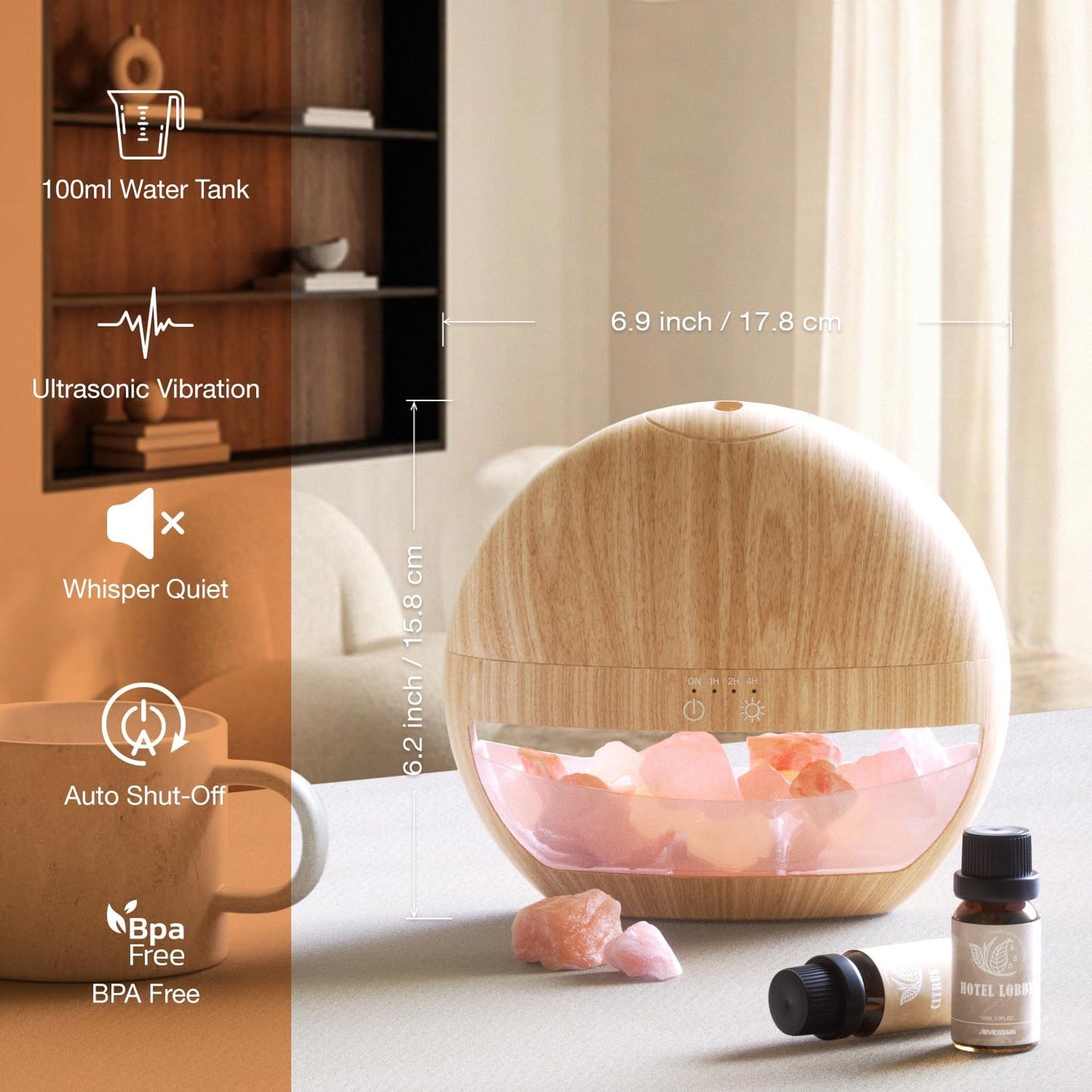 PureSalt Aromatherapy Diffuser