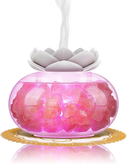 LotusBreeze 7-Color Himalayan Salt LED Diffuser