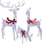 WinterGlow Reindeer Family – 3-Piece Lighted Outdoor Christmas Decoration