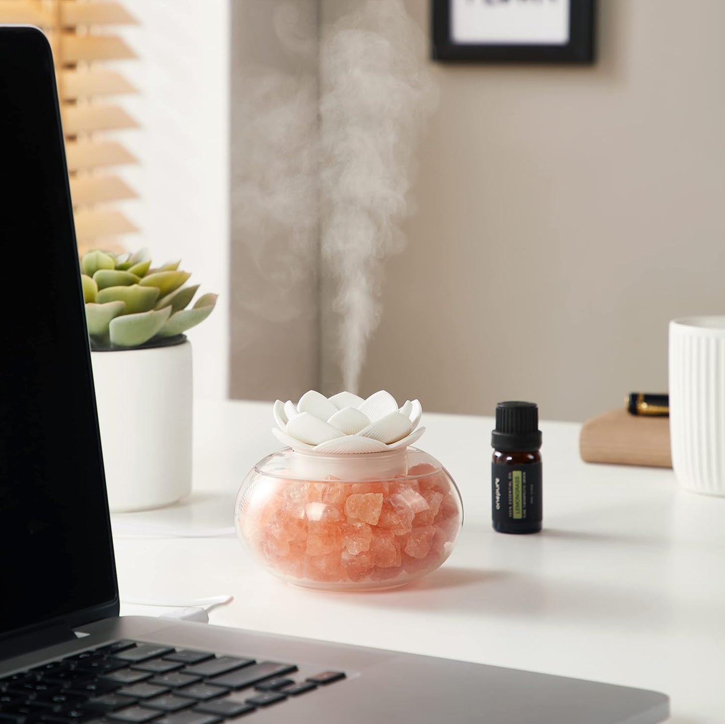 LotusBreeze 7-Color Himalayan Salt LED Diffuser