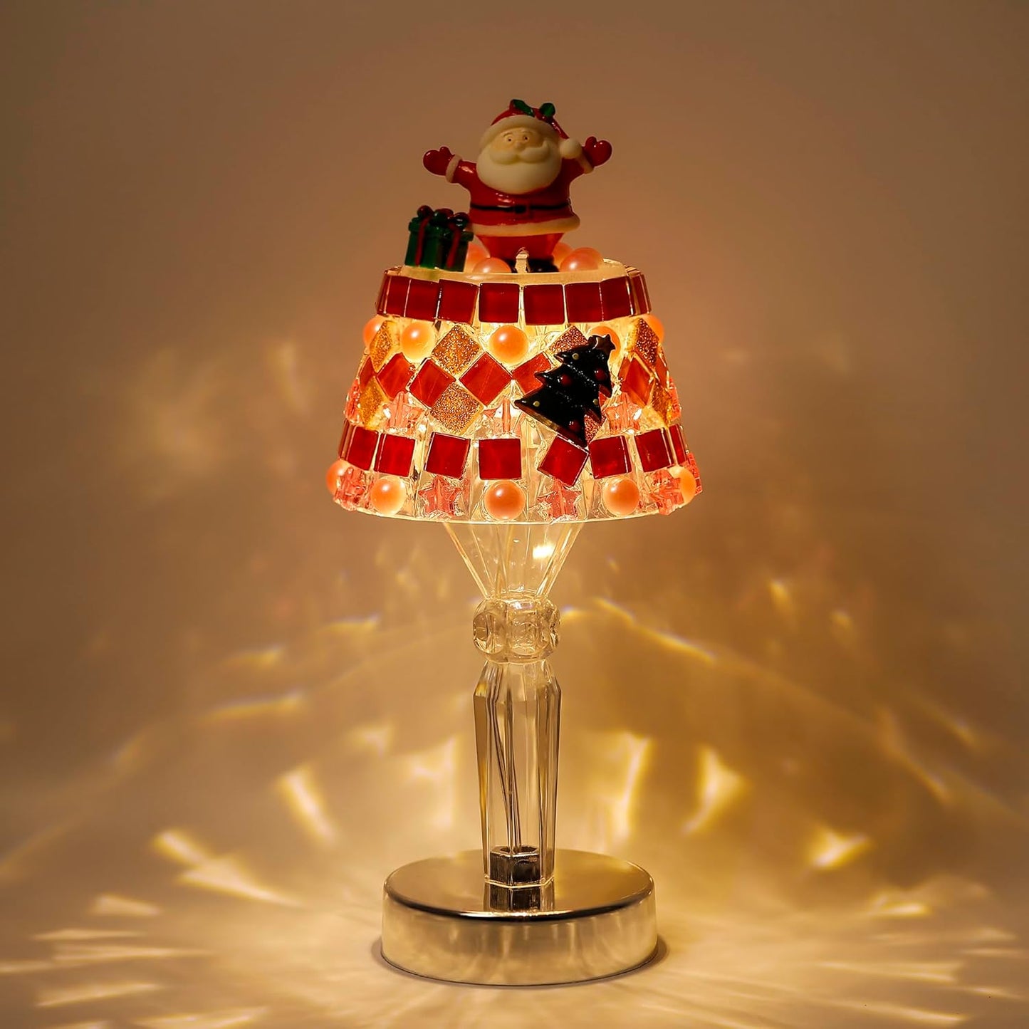 SantaGlow Christmas Lamp