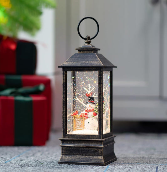 Frosty’s Tree Farm Musical Snow Globe Light