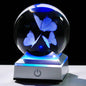 3D Butterfly Crystal Lamp – Color-Changing LED Night Light