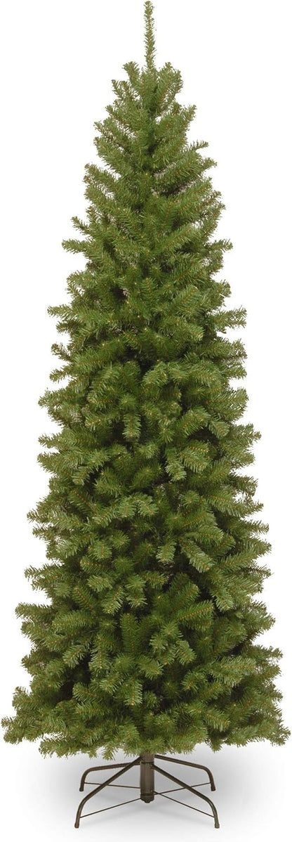 6FT Slim Artificial Christmas Tree with Metal Stand