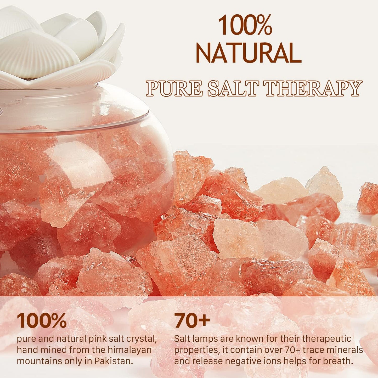 LotusBreeze 7-Color Himalayan Salt LED Diffuser