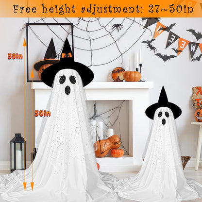 Glowing Halloween Standing Ghosts