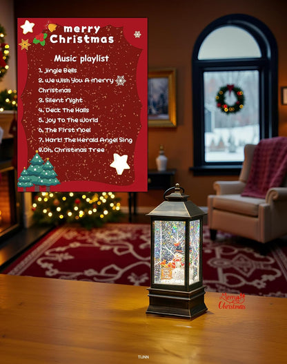 Frosty’s Tree Farm Musical Snow Globe Light