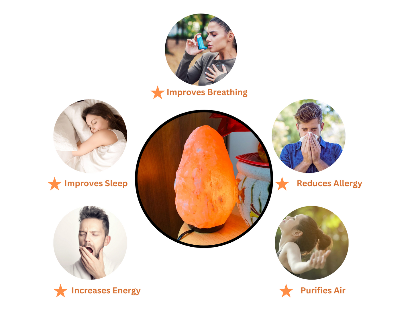 Zen Stone Natural Salt Lamp