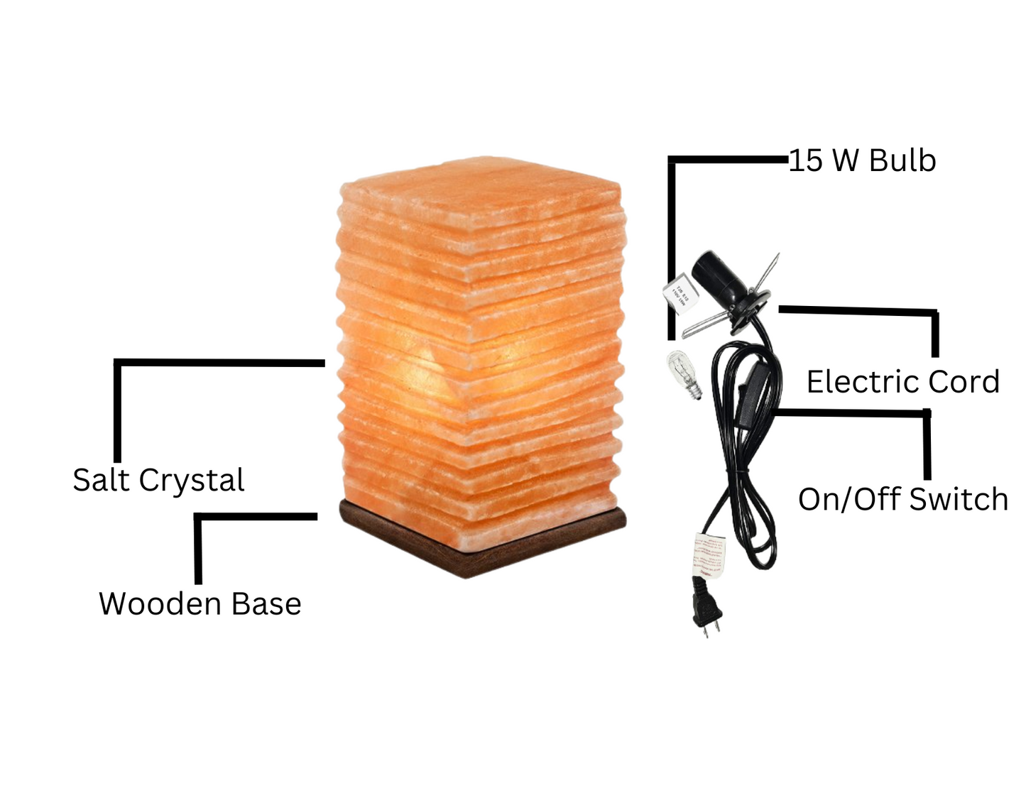 Geometric Glow Salt Lamp