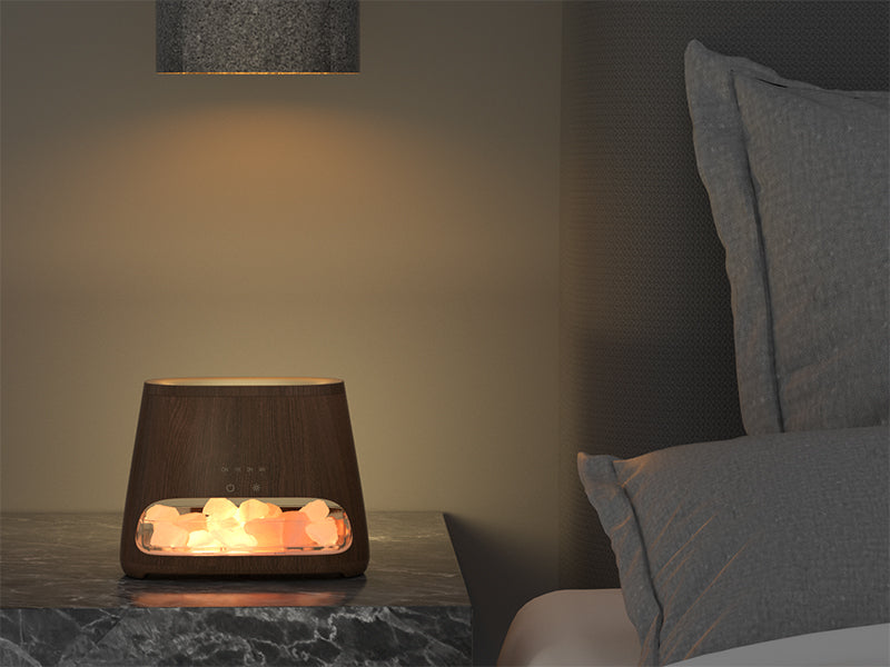 Himalayan Salt Aromatherapy Diffuser & Humidifier – SALKING 2-in-1, 150ml